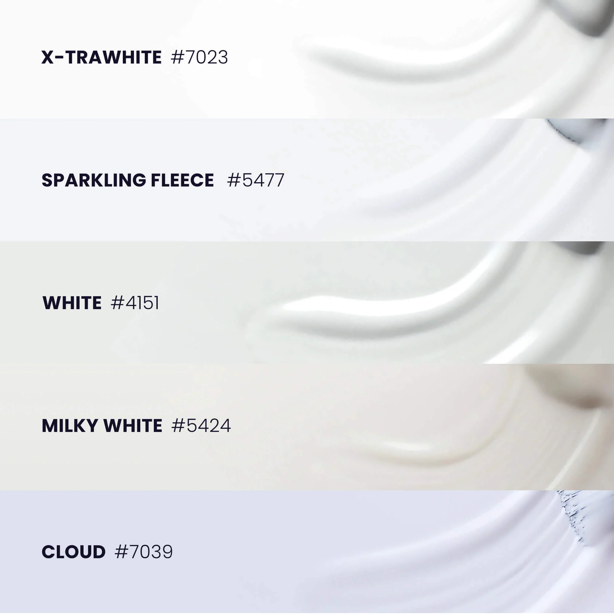 Smalto semipermanente Milky-White - Image 4